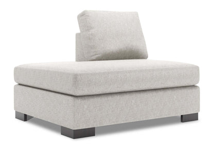 Sofa Lab Track LAF Chaise Return - Argent de luxe | Rallonge pour fauteuil long de gauche Track de la collection Sofa Lab - Argent de luxe | TR272793