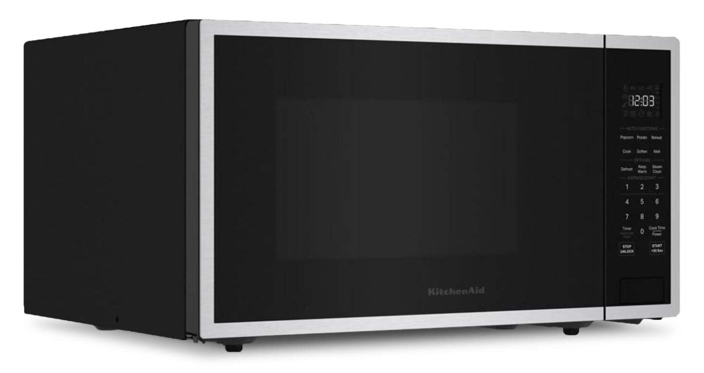 KitchenAid 1,6 Cu. Fort. Micro-ondes de comptoir – Acier inoxydable - YKMCS122SSS | Four à micro-ondes de comptoir KitchenAid de 1,6 pi3 - acier inoxydable - YKMCS122SSS