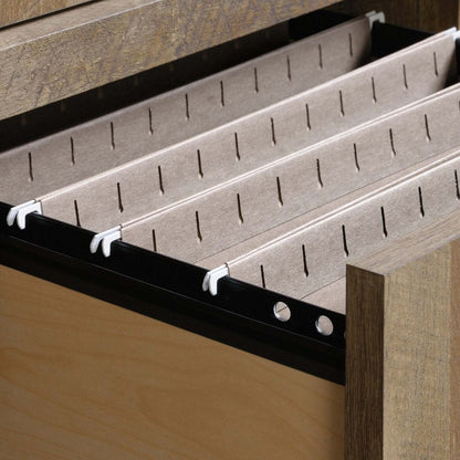 Dakota Pass 53.15 Computer Office Desk with 2-Drawers - Craftsmen Oak|Bureau d'ordinateur Dakota Pass de 53,15 po à 2 tiroirs - chêne artisanal