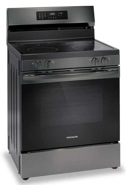 Cuisinière électrique Frigidaire de 5,3 pi³ avec friture à air et cuisson par convection - acier inoxydable noir - FCR…