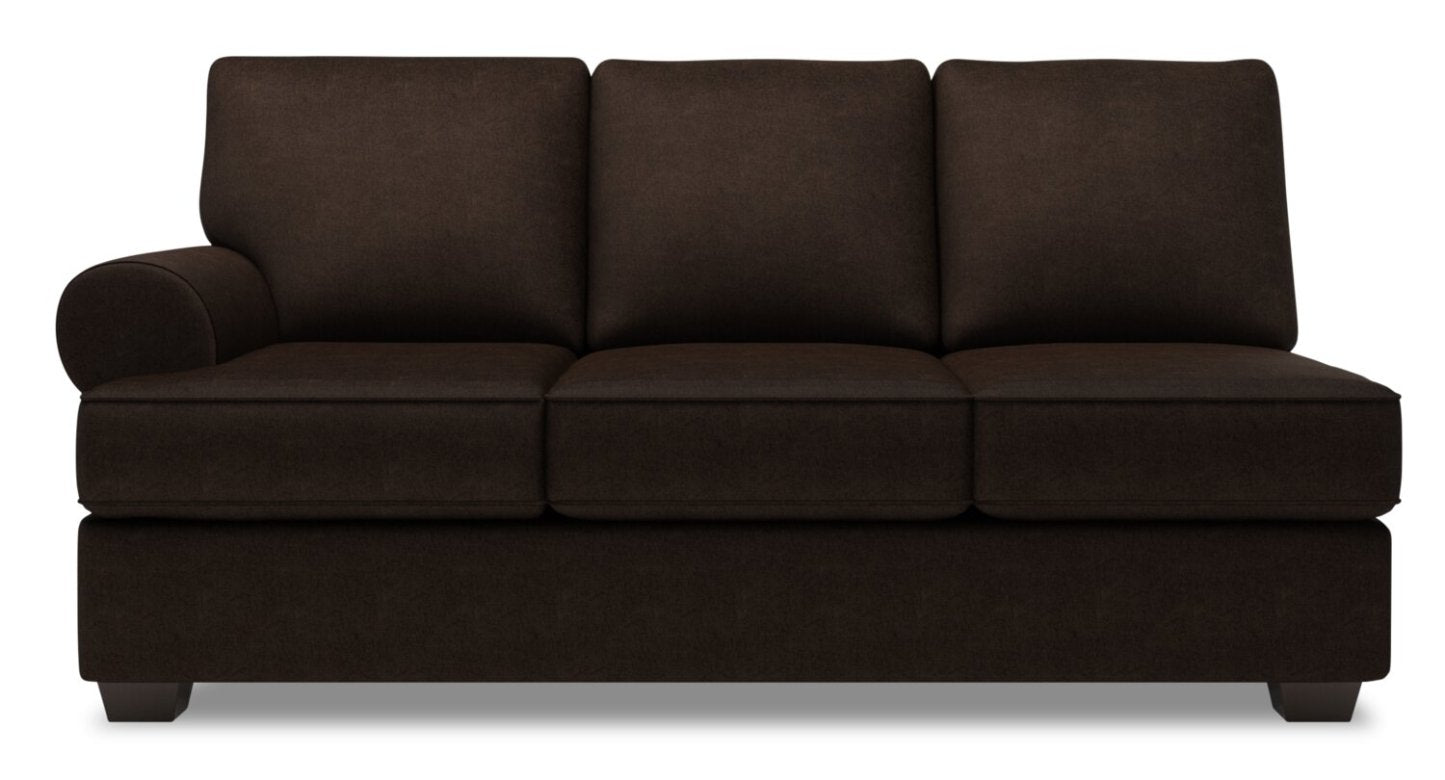 Sofa Lab Roll LAF Sofa Bed - Chocolat de Luxe | Sofa-lit de gauche Roll de la collection Sofa Lab - Chocolat de Luxe | RO613293