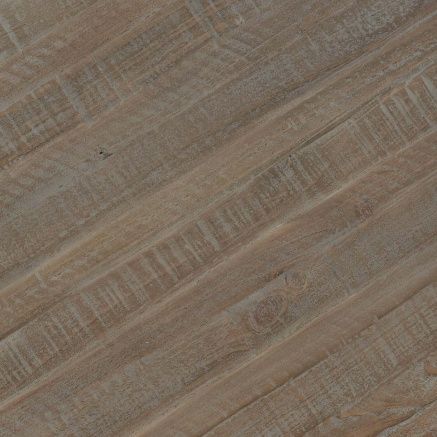 Table de bout ronde traditionnelle Tinley Park de 22 po avec tablette - pin gris-brun avec base à volutes