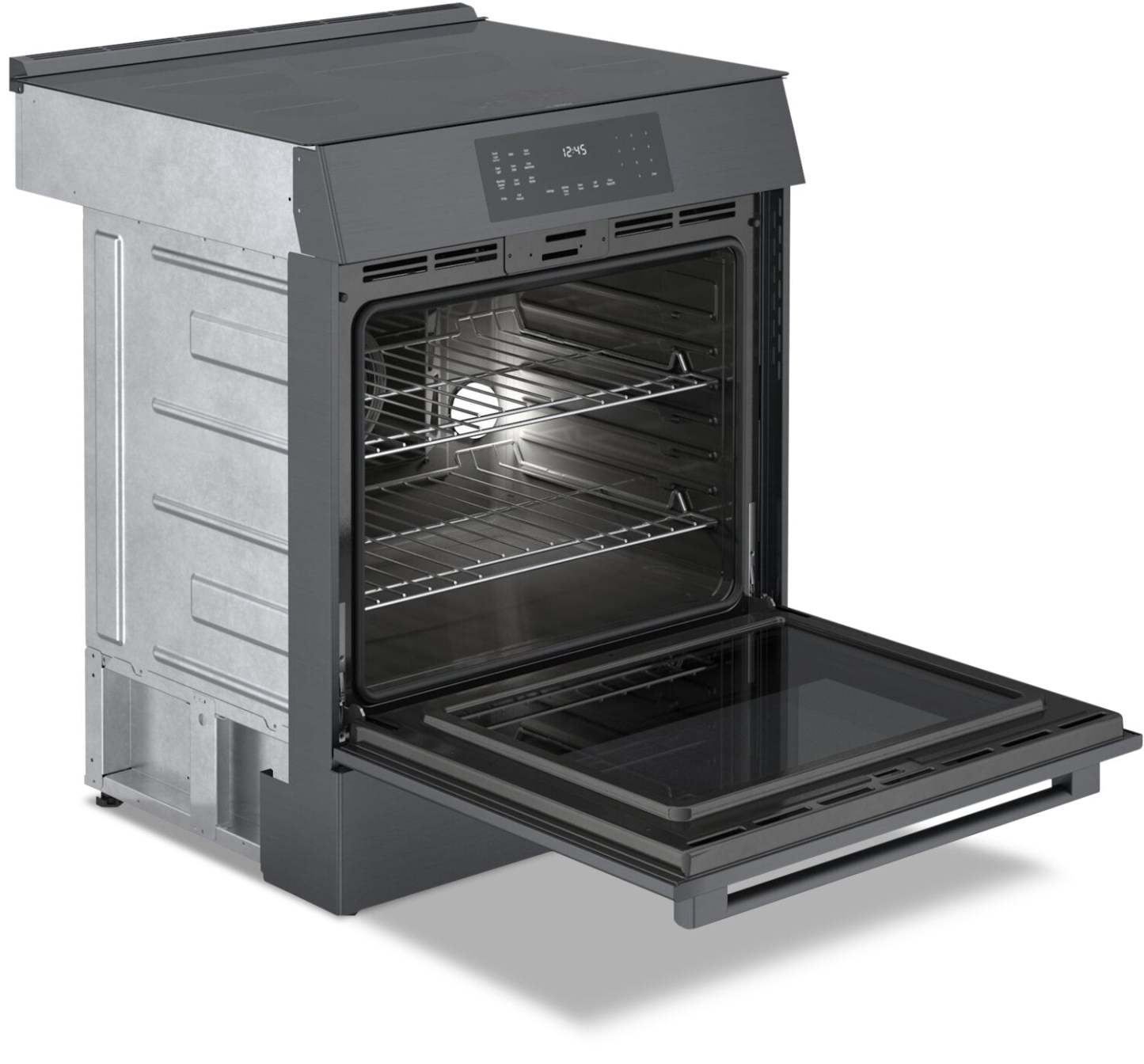 Cuisinière électrique Bosch de série 800 de 4,6 pi3 avec surface de cuisson à induction - HII8047C | Bosch 4,6 Cu. Fort. Cuisinière électrique série 800 avec table de cuisson à induction - HII8047C | HII8047C