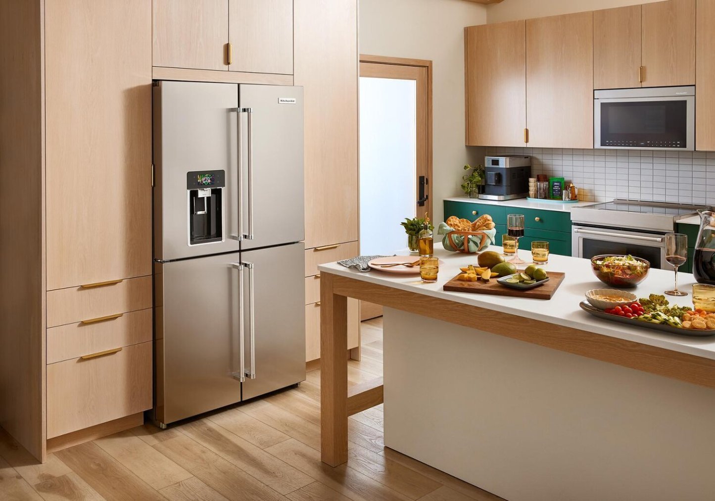 Réfrigérateur à 4 portes KitchenAid de 36 po et de 19,4 pi3 de profondeur comptoir - acier inoxydable - KRQC736RPS | Réfrigérateur à 4 portes KitchenAid de 36 po et de 19,4 pi3 de profondeur comptoir - acier inoxydable - KRQC736RPS | KRQC736S