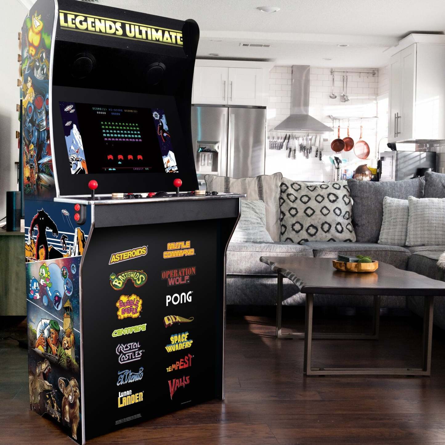 Armoire d'arcade de jeu AtGames Legends Ultimate HD 300 | Borne d'arcade Legends Ultimate HD de AtGames avec 300 jeux
