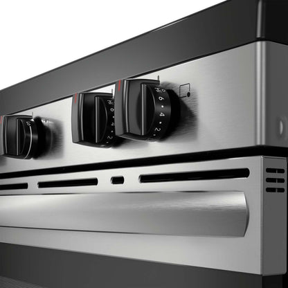 Cuisinière électrique Frigidaire de 5,3 pi³ avec élément à ébullition rapide et surface de cuisson à cinq éléments - Acier inoxydable…