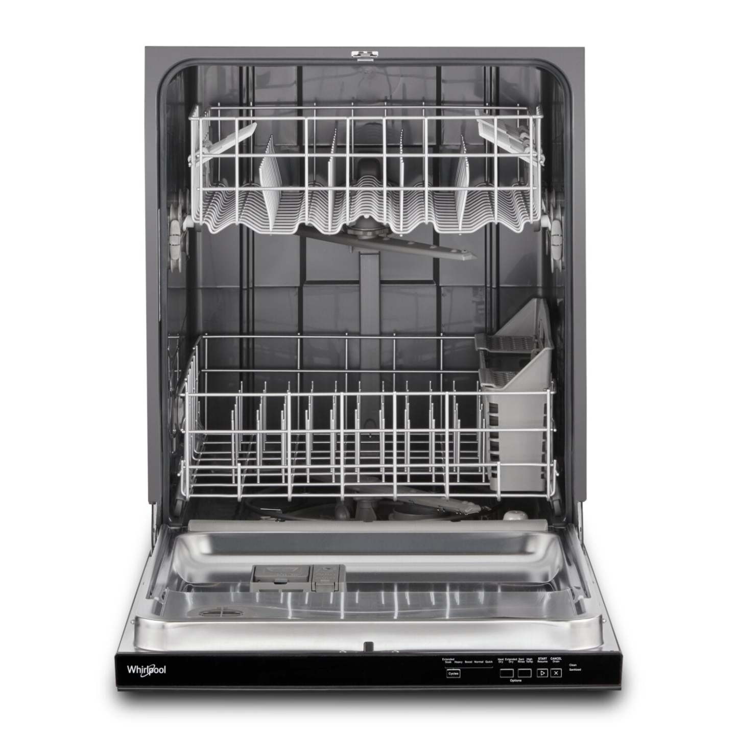 Lave-vaisselle encastrable à commande supérieure Whirlpool 24 55 dBA - Noir - WDP540HAMB | Lave-vaisselle encastré Whirlpool de 24 po et de 55 dBA avec commandes sur le dessus - noir - WDP540…