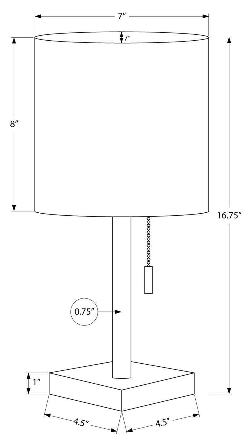 17 Ensemble 2 lampes de table de 17 po en métal noir avec recharge USB