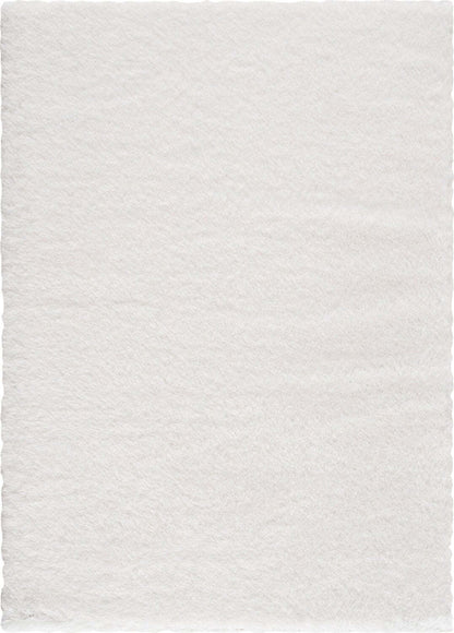 Tapis Harlow à poils longs blancs - 7'9 x 9'5 | Tapis à poils long Harlow blanche - 7 pi 9 po x 9 pi 5 po | HARLWH08