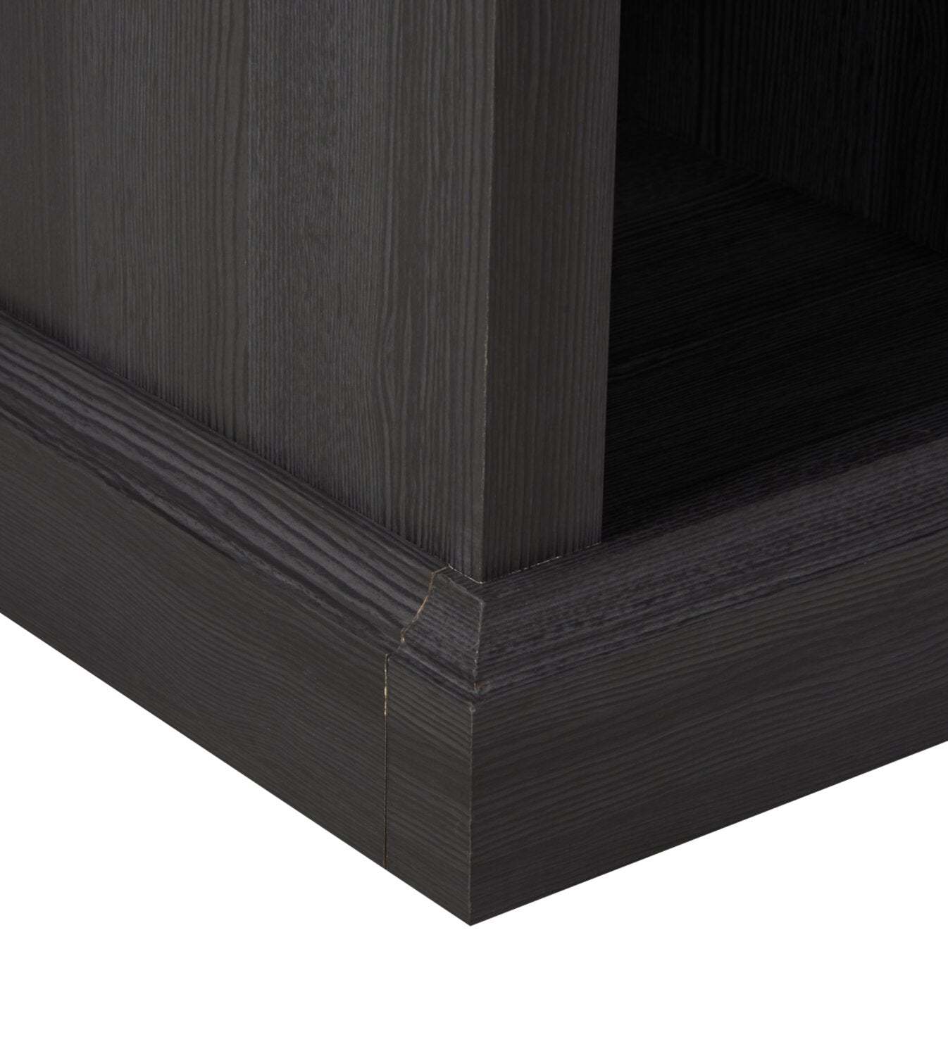 Meuble pour téléviseur Lappland de 70 po avec foyer électrique, rangement et système de gestion des câbles pour téléviseurs jusqu’à 80 po - noir