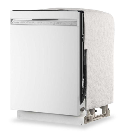 Lave-vaisselle KitchenAid de 24 po et de 47 dBA avec panier à ustensiles sur le troisième niveau - blanc - KDFS224SWH