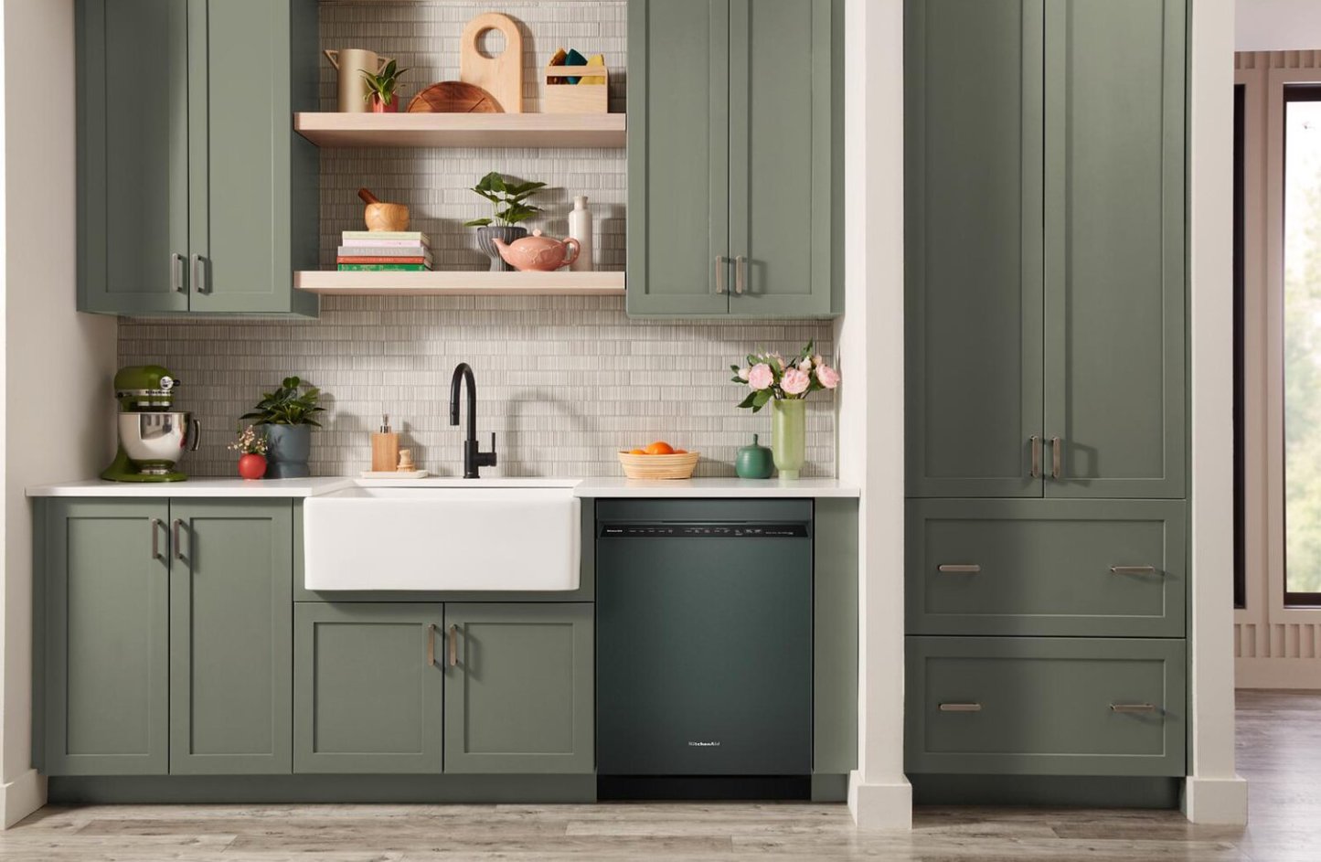Lave-vaisselle KitchenAid de 24 po et de 41 dBA avec 3e panier à jets - genièvre - KDFS324SJP