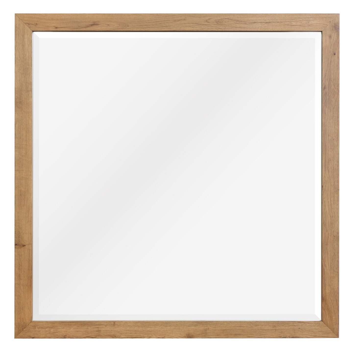 Miroir de commode de chambre à coucher Henri - brun