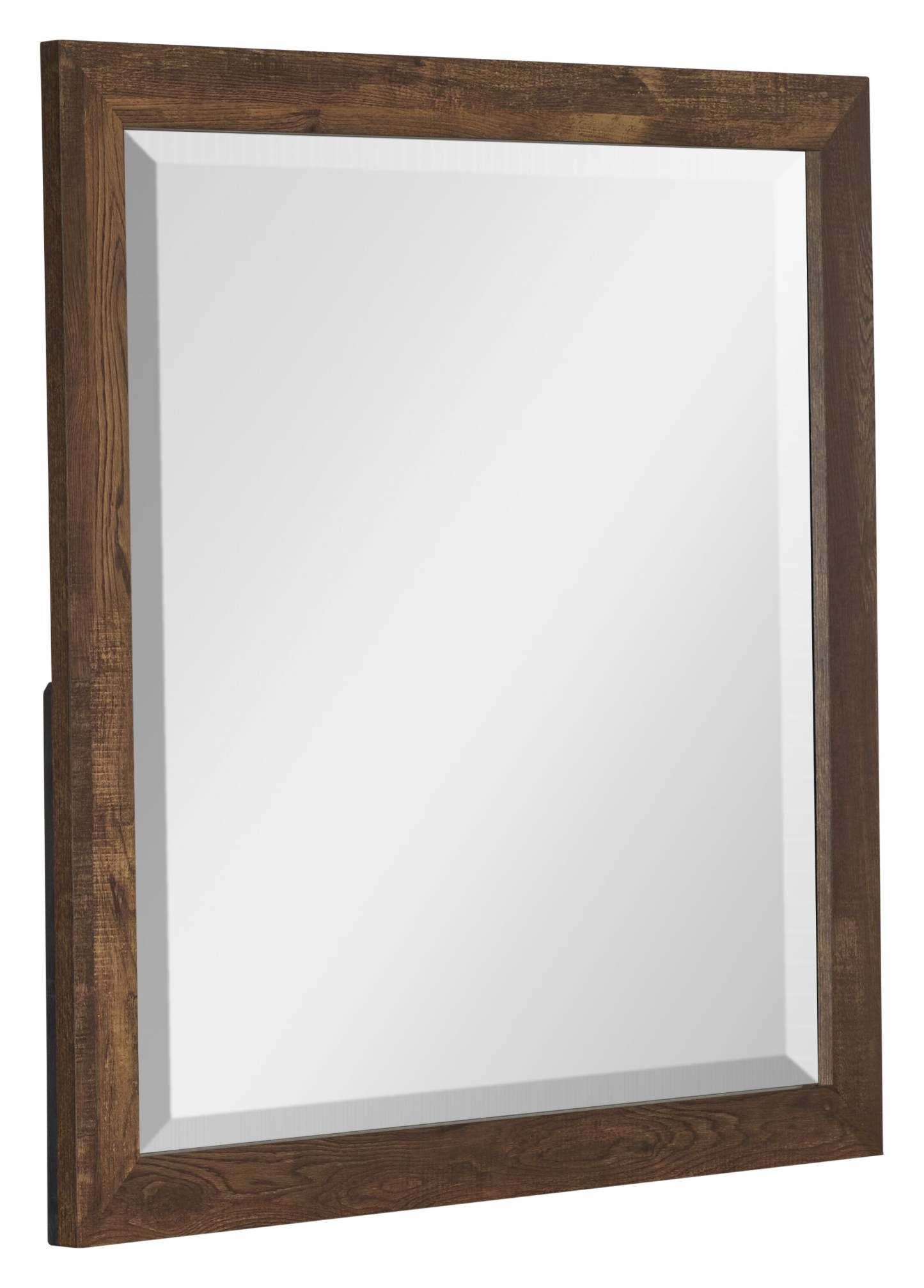 Miroir de commode de chambre à coucher Silas - brun rustique | Silas Bedroom Dresser Mirror - Rustic Brown