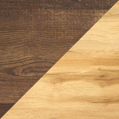 Commode à 6 tiroirs pour chambre à coucher Silas, 64 L x 33,4 H - Brun rustique | Commode de chambre à coucher Silas de 64 po (L) x 33,4 po (H) à 6 tiroirs - brun rustique