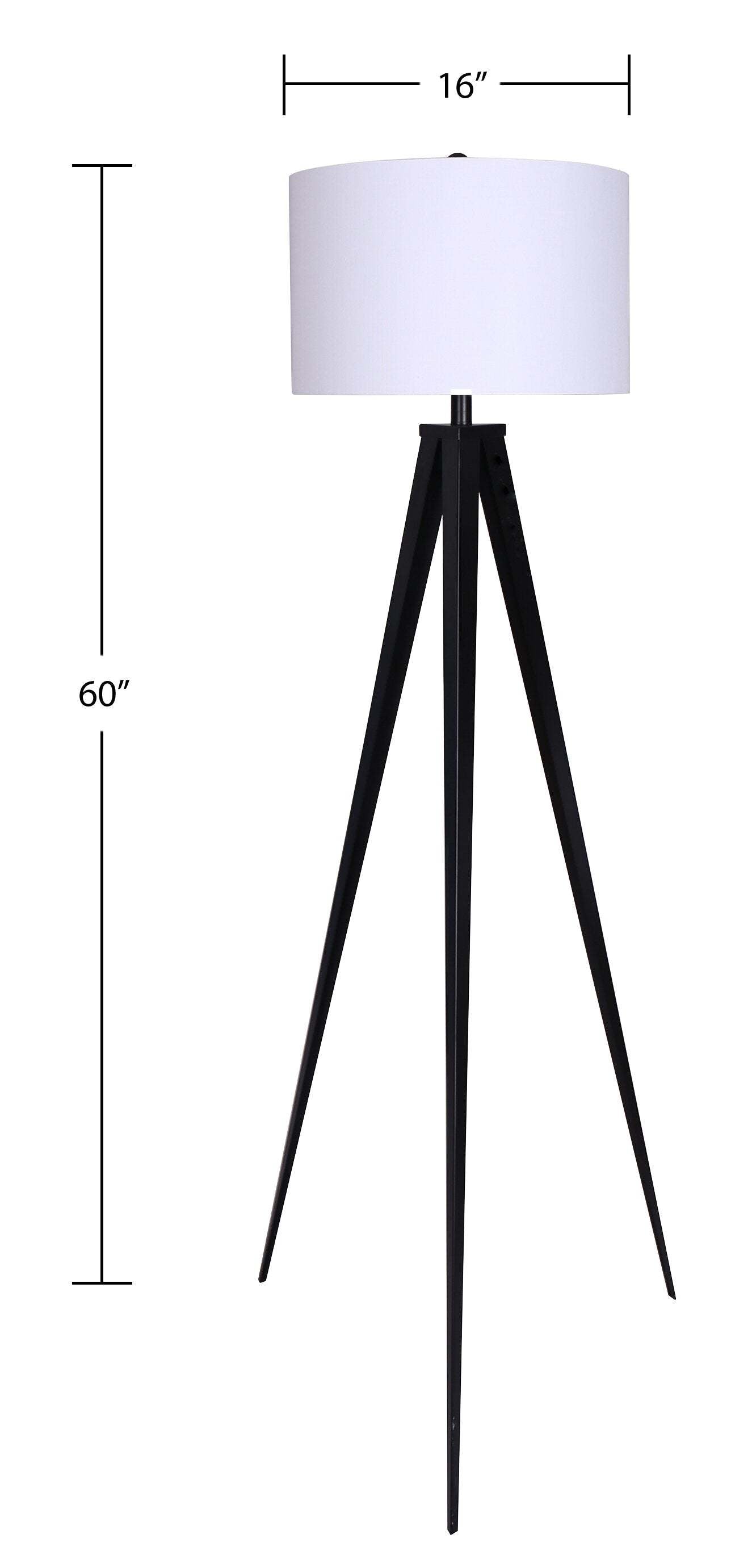 Ensemble 3 pièces Skyler Matte Black, lampadaire et deux lampes de table|Ensemble 3 lampes Skyler noir mat, 2 lampes de table et 1 lampe à pied