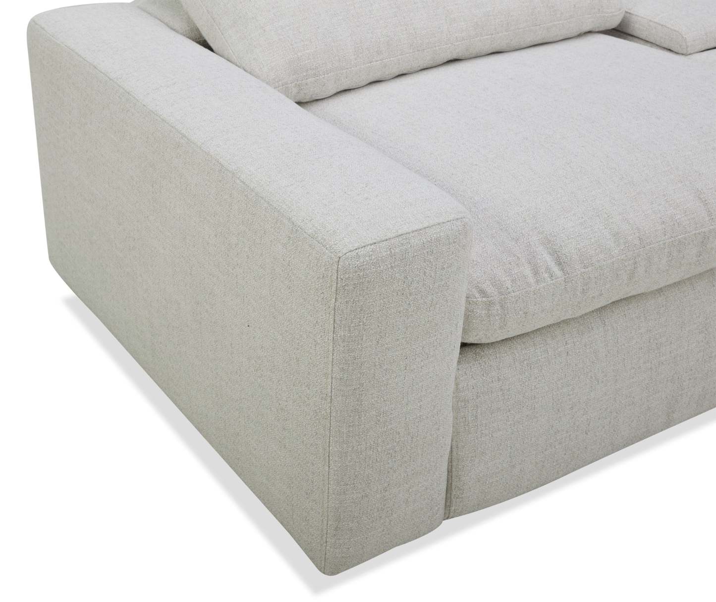 Sky Modular 6-Piece Fabric Power Reclining Sectional with Reclining Armless Chair - Nathan Wheat | Canapé sectionnel modulaire à inclinaison électrique Sky 6 pièces en tissu avec fauteuil sans accoudoirs inclinable - blé Nathan