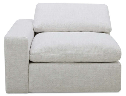 Sky Modular 6-Piece Fabric Power Reclining Sectional with Reclining Armless Chair - Nathan Wheat | Canapé sectionnel modulaire à inclinaison électrique Sky 6 pièces en tissu avec fauteuil sans accoudoirs inclinable - blé Nathan