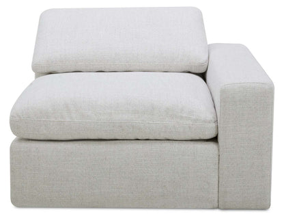 Sky Modular 6-Piece Fabric Power Reclining Sectional with Reclining Armless Chair - Nathan Wheat | Canapé sectionnel modulaire à inclinaison électrique Sky 6 pièces en tissu avec fauteuil sans accoudoirs inclinable - blé Nathan