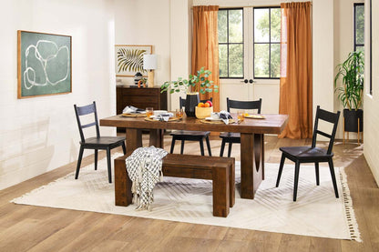 Kort &amp; Co. Banc de salle à manger Sol, 44 W - Marron | Banc de salle à manger Sol de Kort &amp; Co. de 44 po (L) - brun