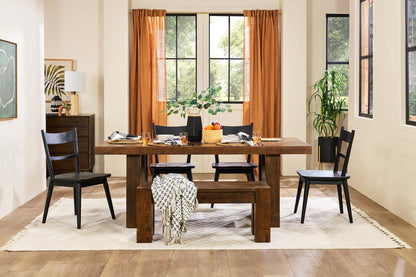 Kort &amp; Co. Banc de salle à manger Sol, 44 W - Marron | Banc de salle à manger Sol de Kort &amp; Co. de 44 po (L) - brun