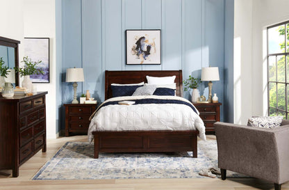 Table de chevet Sonoma à 3 tiroirs, 28 L x 28 H - Marron Mangue | Table de nuit Sonoma de 28 po (L) x 28 po (H) à 3 tiroirs - brun manguier