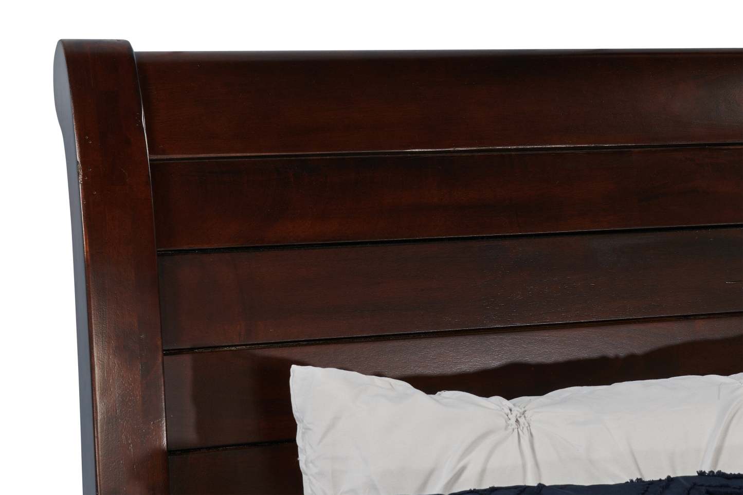 Lit plateforme de rangement Sonoma avec tête de lit et cadre de lit, brun manguier - format grand lit | Sonoma Platform Storage Bed with Headboard & Frame, Mango Brown - Queen Size