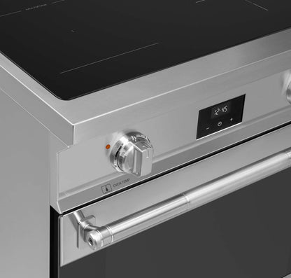 Smeg 2.8 Cu. Ft. Professional Induction Range - SPR24UIMX|Cuisinière professionnelle à induction Smeg de 2,8 pi3 - SPR24UIMX
