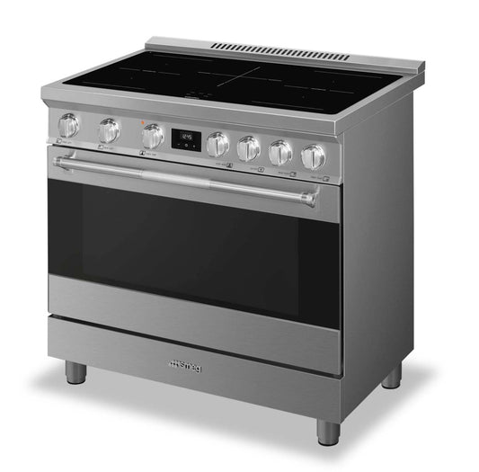 Smeg 4,6 pi3 Cuisinière professionnelle à induction - SPR36UIMX