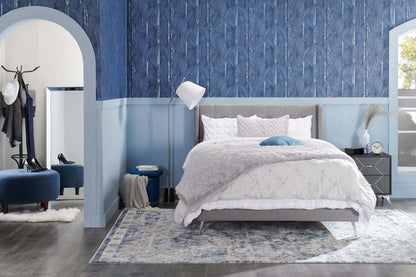 Ensemble 3 pièces Storm en acier brossé avec base en marbre noir, lampadaire et deux lampes de table|Ensemble 3 lampes Storm acier brossé avec base en marbre noir, 2 lampes de table et 1 lampe à pied