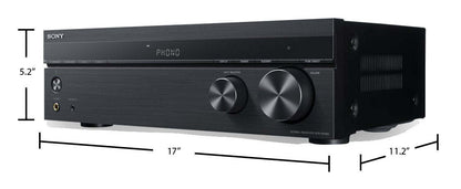 Récepteur stéréo Sony à 2 canaux avec entrée phono et Bluetooth - STRDH190 | Récepteur stéréo Sony à 2 canaux avec entrée phono et Bluetooth - STRDH190 | STRDH190
