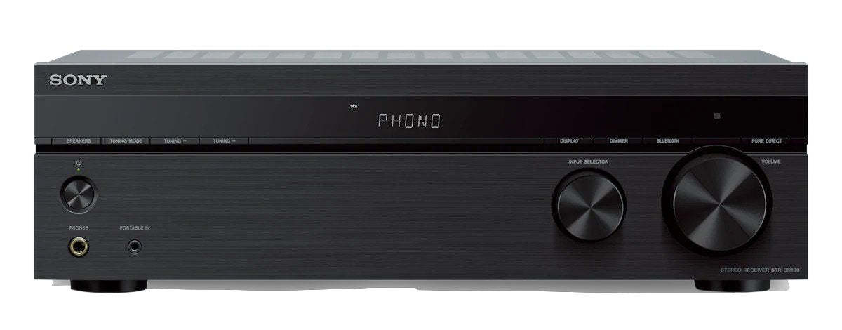 Récepteur stéréo Sony à 2 canaux avec entrée phono et Bluetooth - STRDH190 | Récepteur stéréo Sony à 2 canaux avec entrée phono et Bluetooth - STRDH190 | STRDH190