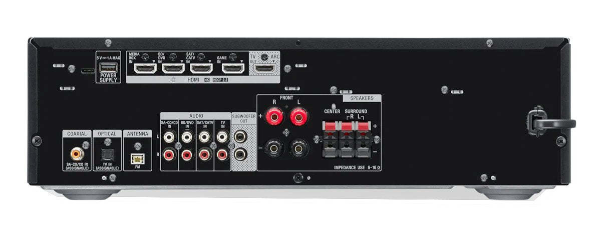 Récepteur AV Ultra Home Cinéma 4K 5,2 canaux Sony - STRDH590 | Récepteur AV Sony à 5.2 canaux 4K Ultra pour cinéma maison - STRDH590 | STRDH590