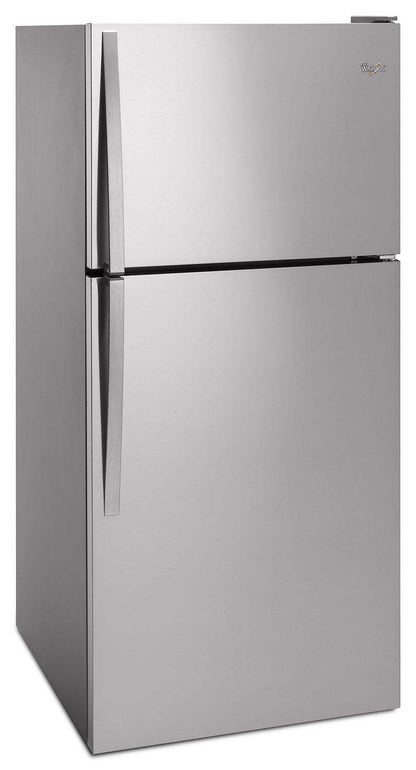 Réfrigérateur Whirlpool de 30 po et de 18,2 pi³ à congélateur supérieur - acier inoxydable monochromatique - WRT318FZDM | Whirlpool 30 18.2 Cu. Ft. Top-Mount Refrigerator - Monochromatic Stainless Steel
