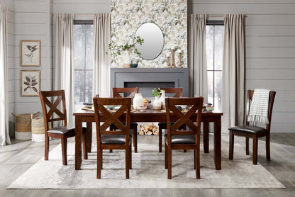 Table de salle à manger Talia avec rallonge 60-78 W - Brun | Table de salle à manger Talia de 60 po à 78 po (L) avec rallonge - brune