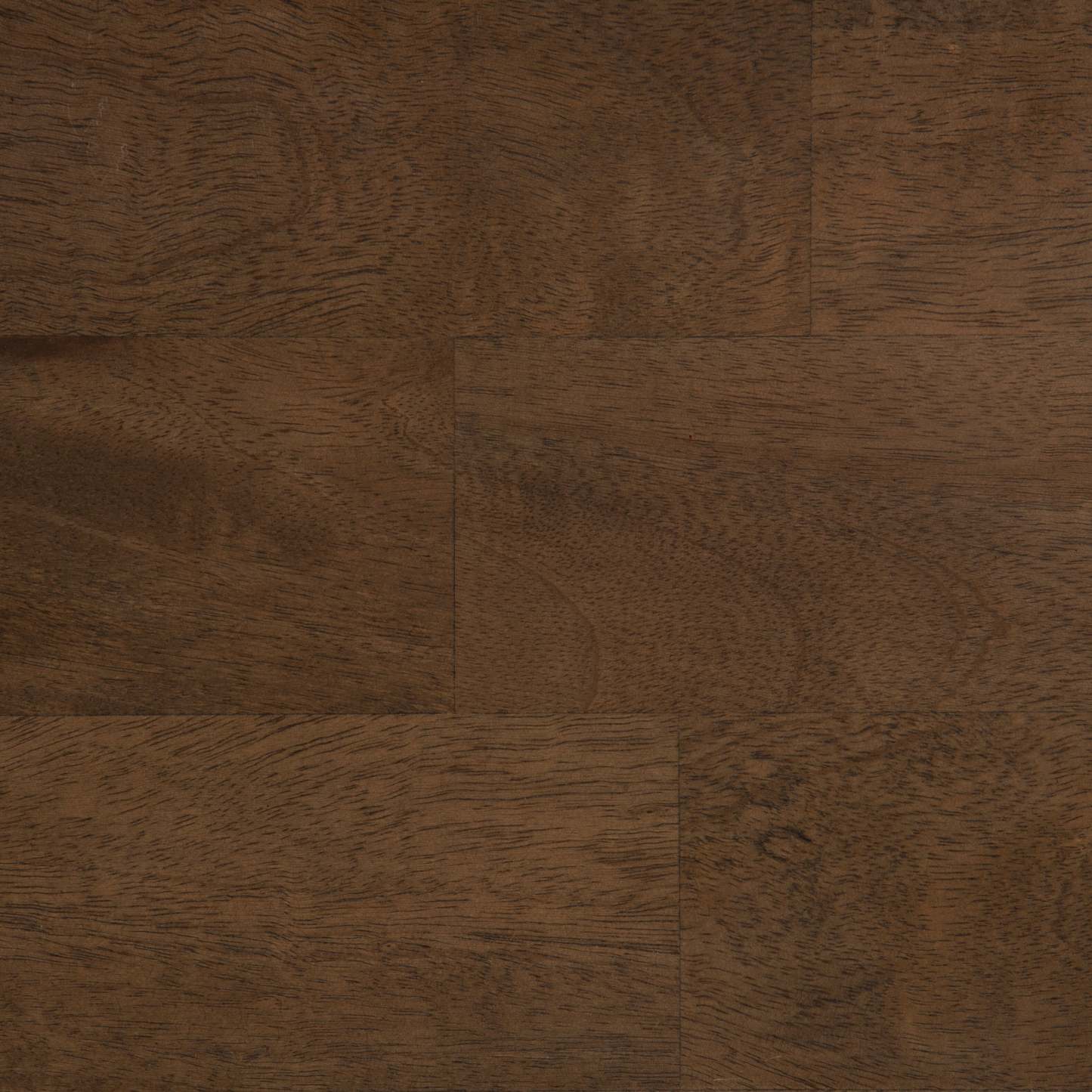 Chaise de salle à manger Talia en tissu de cuir végétalien avec dossier entrecroisé - brune