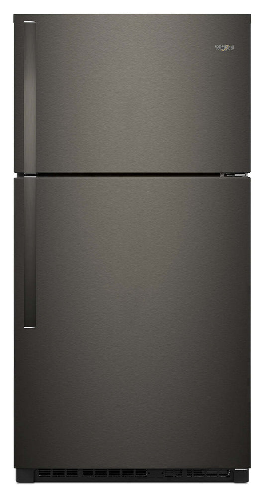 Réfrigérateur Whirlpool de 33 21 pi³ à congélateur supérieur - acier inoxydable noir - WRT541SZHV | Réfrigérateur Whirlpool de 21 pi³ et de 33 po à congélateur supérieur - acier inoxydable noir - WRT5…
