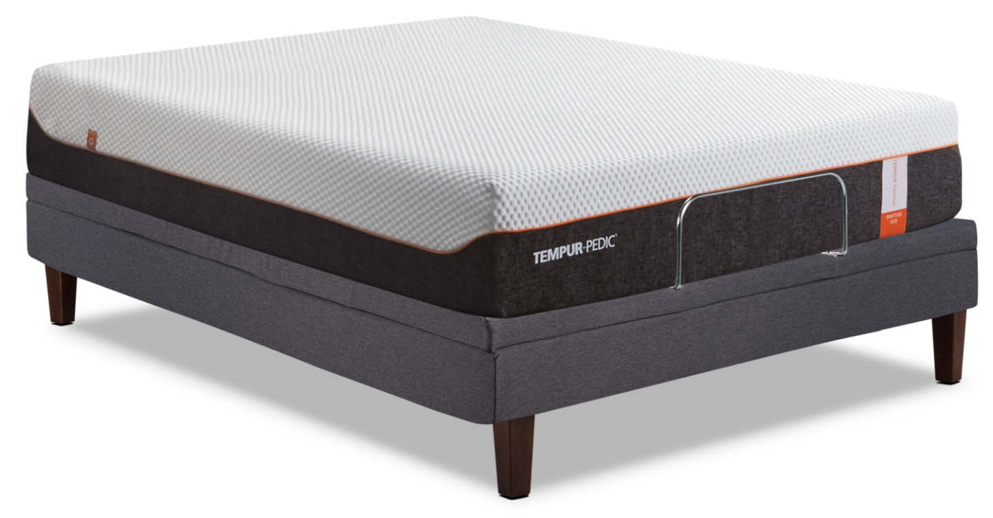 Tempur-Pedic™ Matelas TEMPUR-Gratitude pour grand lit avec base ajustable Reflexion Tuxedo
