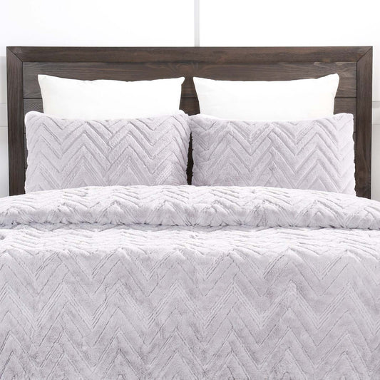 Ensemble d'édredon Tilda 3 pièces pour très grand lit - Gris | Ensemble d'édredon Tilda 3 pièces pour très grand lit - gris | TILDA3KG