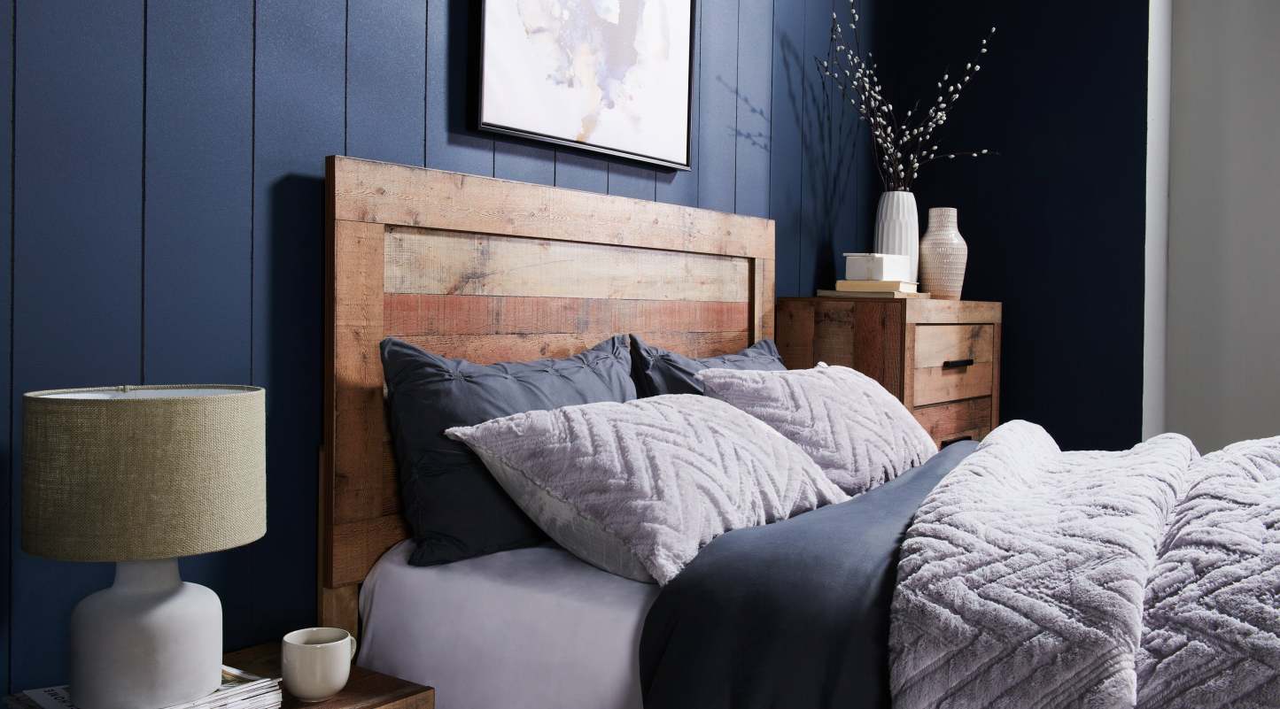 Ensemble d'édredon Tilda 3 pièces pour lit double/grand lit - Gris | Ensemble d'édredon Tilda 3 pièces pour lit double ou grand lit - gris | TILDA3FQ