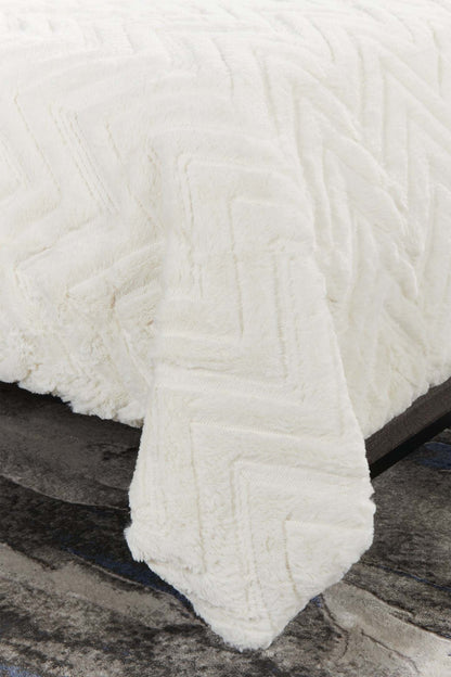 Ensemble d'édredon Tilda 3 pièces pour très grand lit - Blanc | Ensemble d'édredon Tilda 3 pièces pour très grand lit - blanc | TILDW3KG