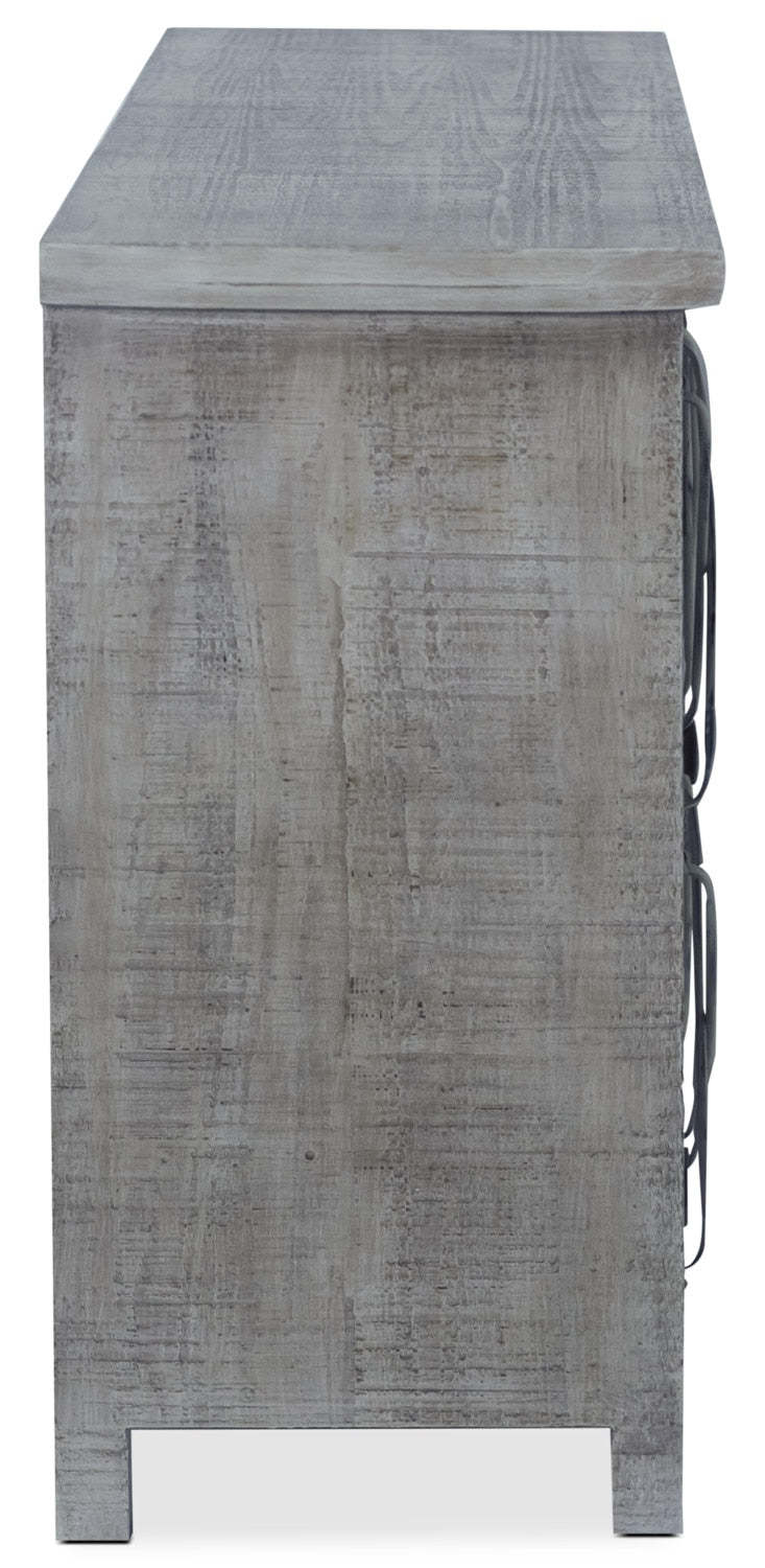 Makati 38 Accent Cabinet - Crème|Armoire décorative Makati de 38 po - crème