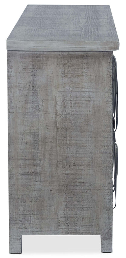 Makati 38 Accent Cabinet - Crème|Armoire décorative Makati de 38 po - crème