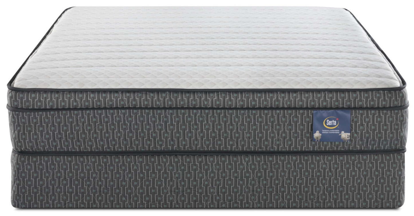 Serta Always Comfort® Alberto Euro-Top Queen Mattress Set|Ensemble matelas à Euro-plateau Alberto Toujours Confortable de Serta pour grand lit