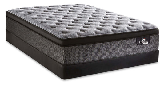 Serta® iCollection® Farina Medium Euro-Top Queen Mattress Set|Ensemble matelas semi-ferme à Euro-plateau Farina iCollection de Serta pour grand lit