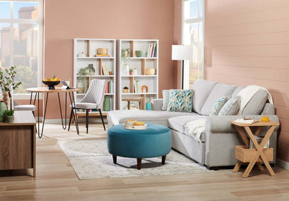 Table de fauteuil Torry de 11,5 po avec compartiment - taupe