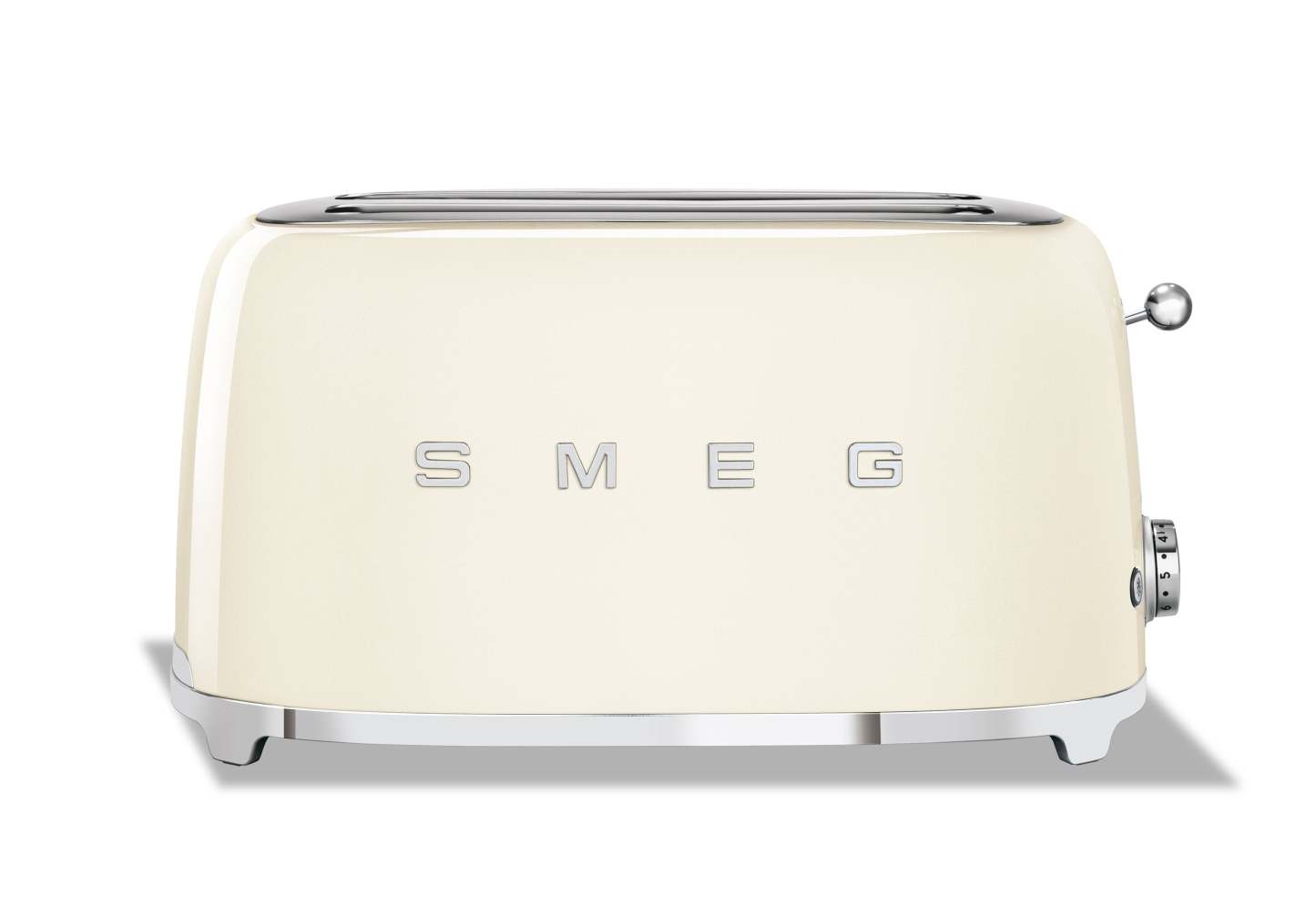 Smeg Grille-pain à fentes longues pour 4 tranches - TSF02CRUS