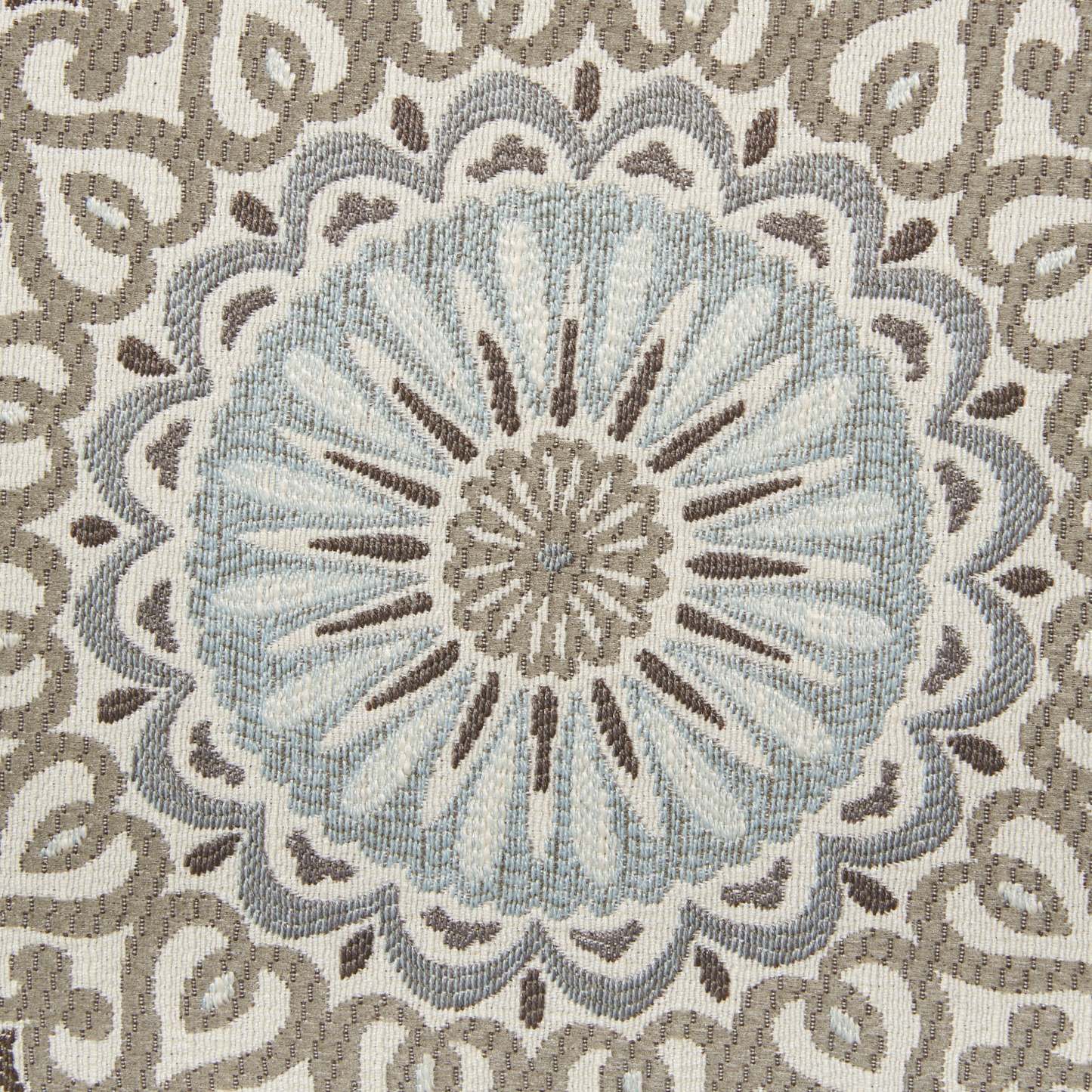 Fabriqué au Canada Pouf en tissu Tula 38 - Crépuscule multicolore | Pouf Tula de 38 po fabriqué au Canada en tissu - crépuscule multicolore