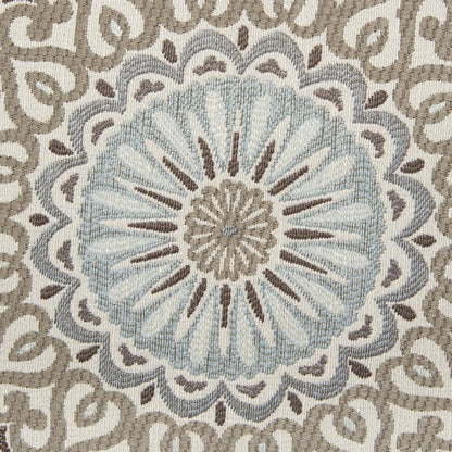 Fabriqué au Canada Pouf en tissu Tula 38 - Crépuscule multicolore | Pouf Tula de 38 po fabriqué au Canada en tissu - crépuscule multicolore