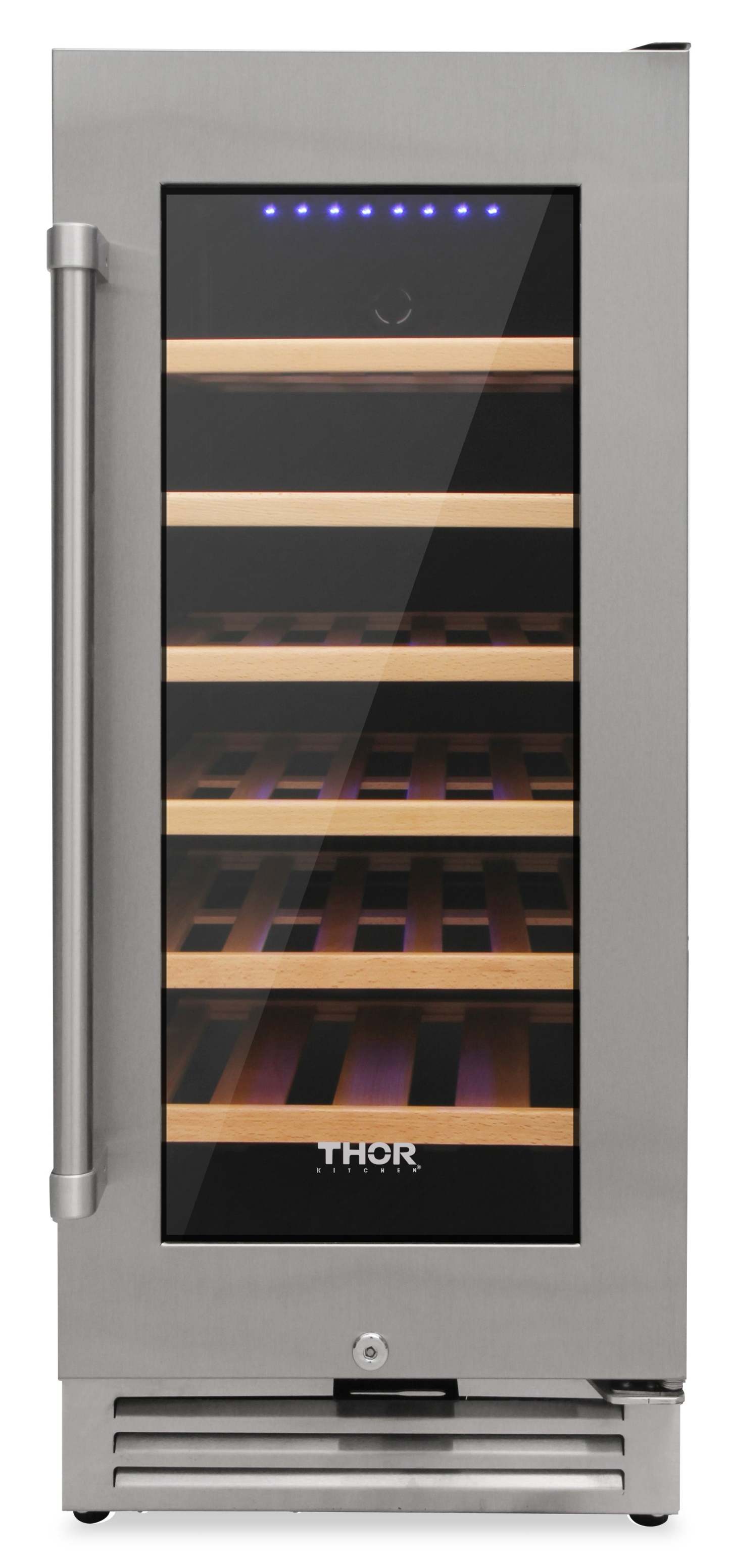 Réfrigérateur Thor de 3,1 pi³ et de 15 po à 1 porte - acier inoxydable - TWC1501-SS | Thor 15 3.1 Cu. Ft. Single-Door Refrigerator - Stainless Steel - TWC1501-SS